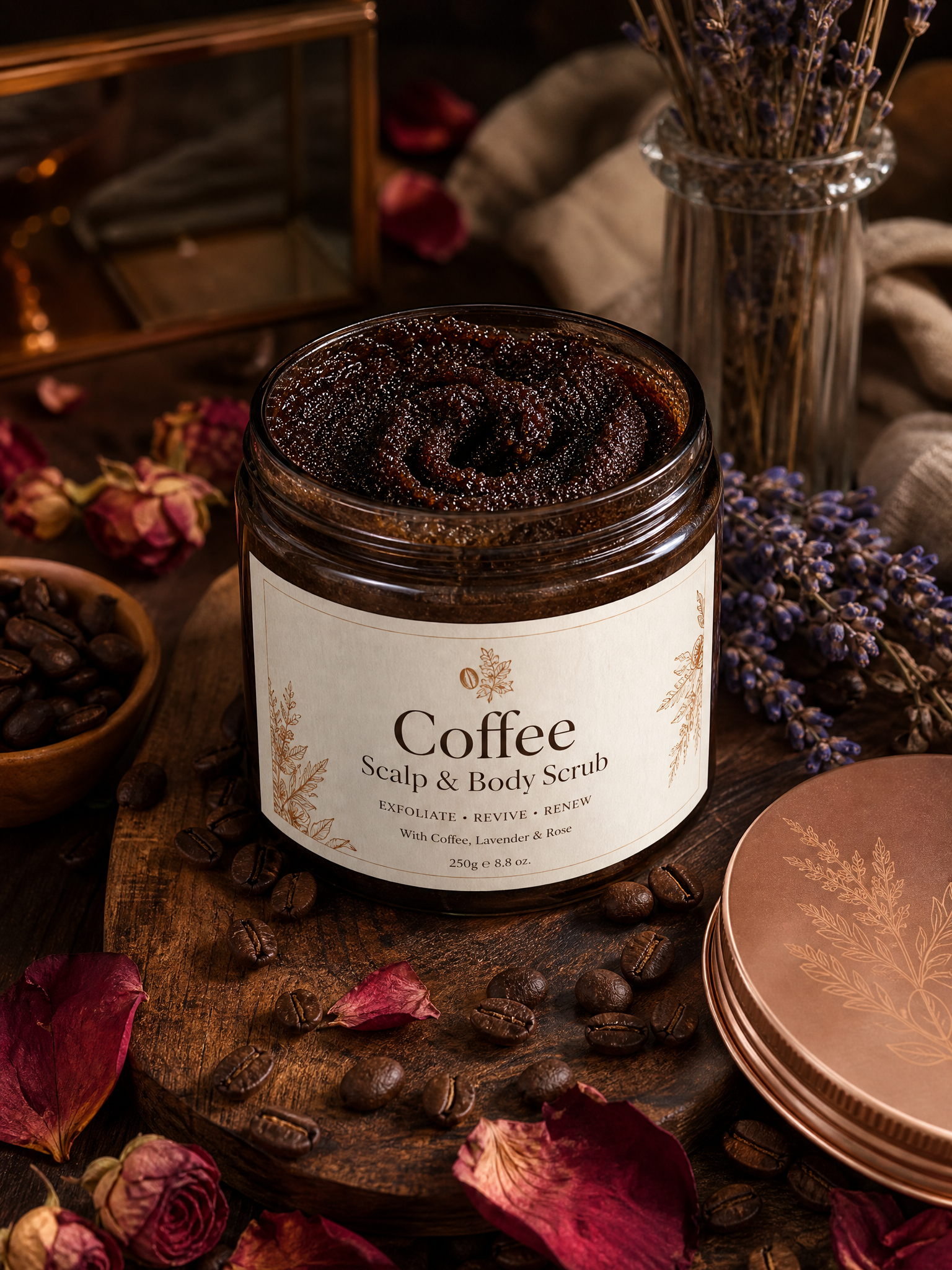 Coffee Noir Scalp & Body Scrub — Deep Repair Collection